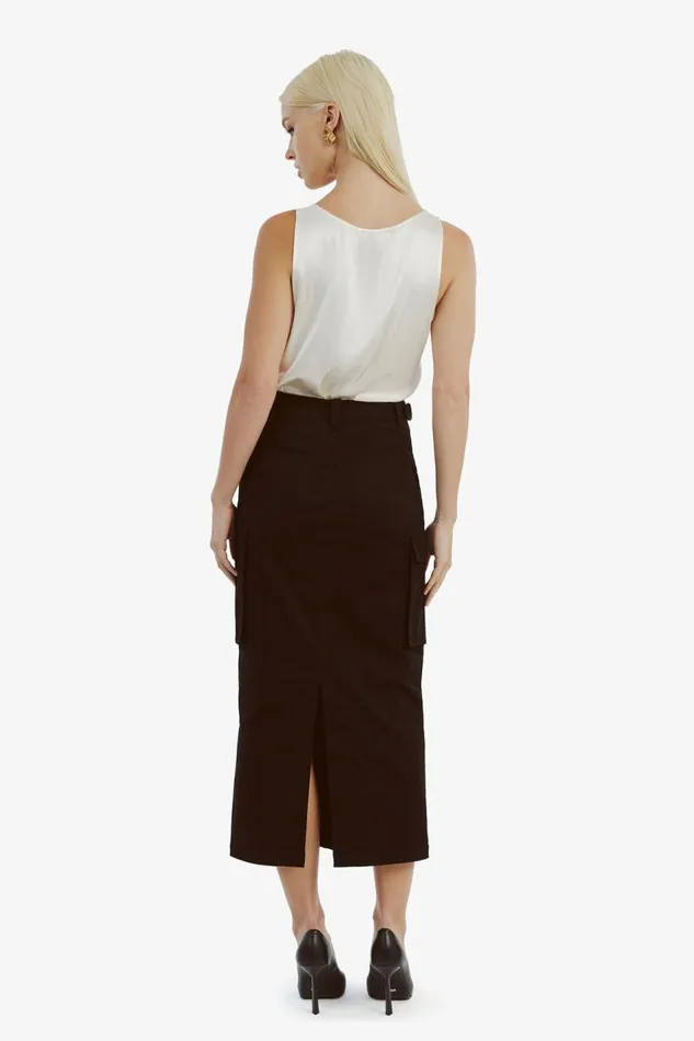 Bardot Skirts Arco Cargo Maxi Skirt In Black 8211 Women Bardot Skirts Arco Cargo Maxi Skirt In Black 8211 Women
