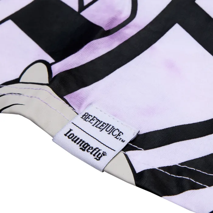 Beetlejuice and Lydia Deetz Reversible TieDye Tee Unisex Loungefly Apparel