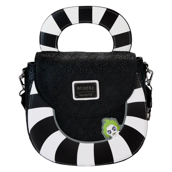Beetlejuice Sandworm Crossbody Bag Unisex Loungefly Crossbody Bags