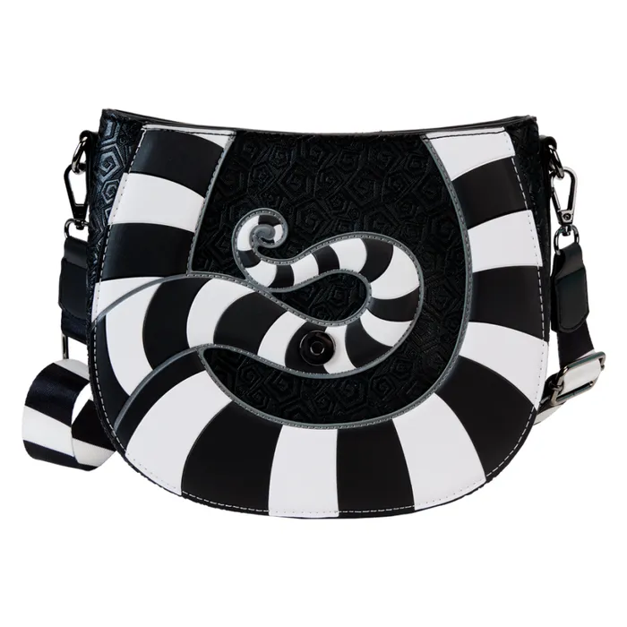 Beetlejuice Sandworm Crossbody Bag Unisex Loungefly Crossbody Bags