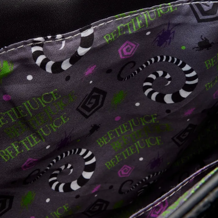 Beetlejuice Sandworm Crossbody Bag Unisex Loungefly Crossbody Bags