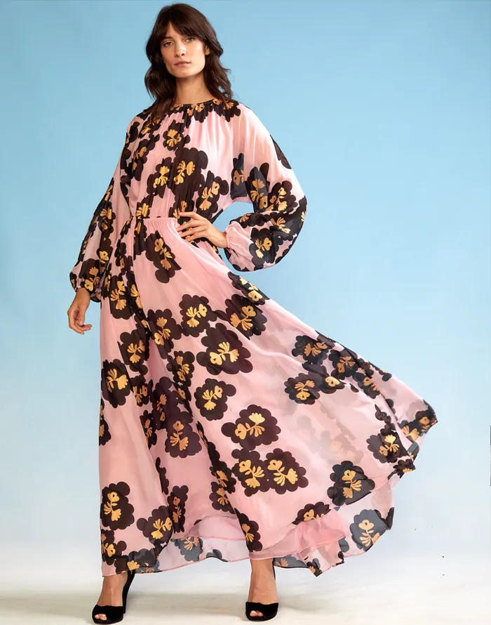 Belize Silk Dress 8211 Pnkgd Women Cynthia Rowley Dresses