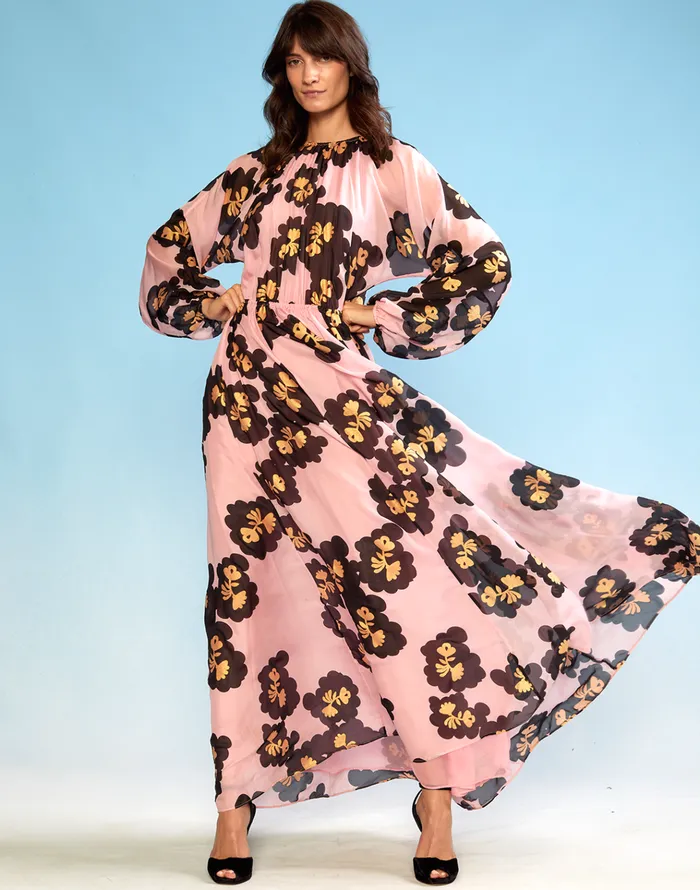 Belize Silk Dress 8211 Pnkgd Women Cynthia Rowley Dresses