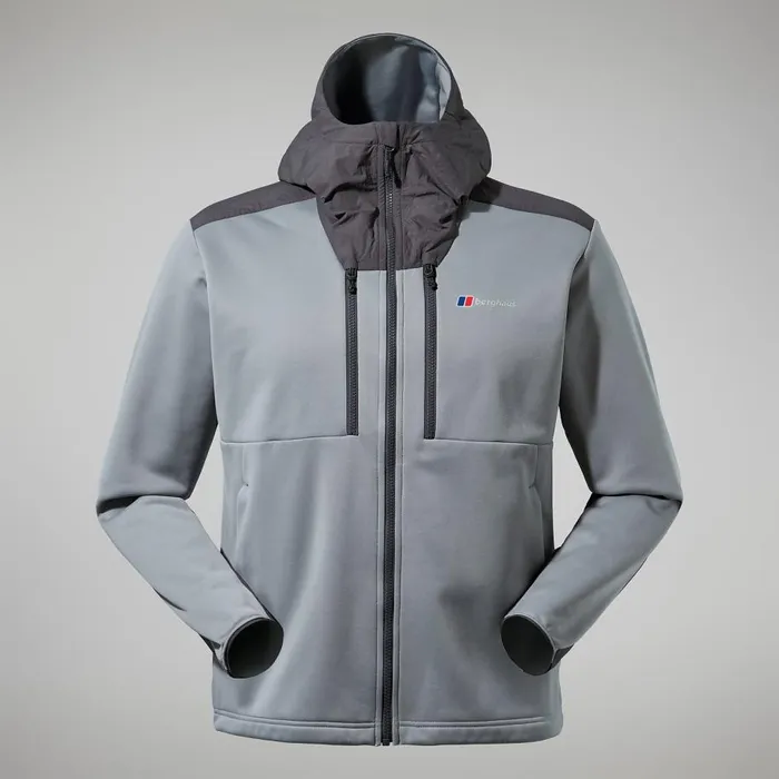 Berghaus Fleece Reacon Hooded Jacket 8211 Grey 8211 Men