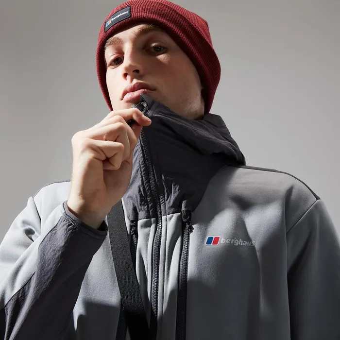 Berghaus Fleece Reacon Hooded Jacket 8211 Grey 8211 Men