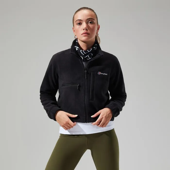 Berghaus Fleece Urban Cropped Coord Fleece Jacket 8211 Black 8211 Women