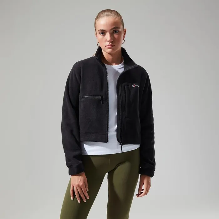 Berghaus Fleece Urban Cropped Coord Fleece Jacket 8211 Black 8211 Women