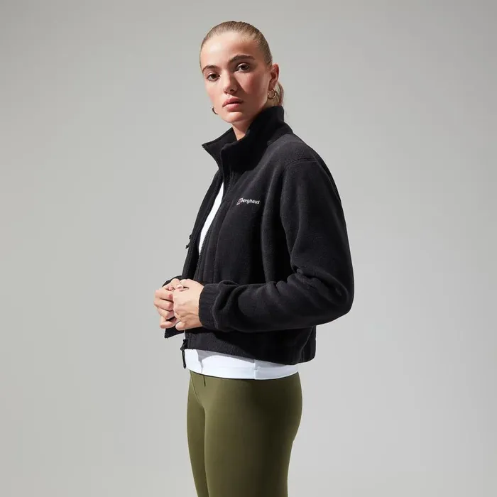 Berghaus Fleece Urban Cropped Coord Fleece Jacket 8211 Black 8211 Women