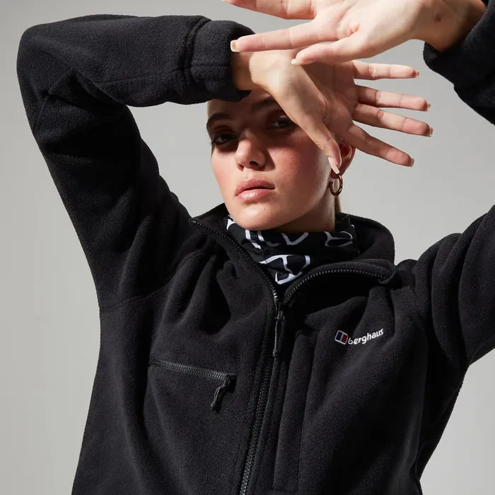 Berghaus Fleece Urban Cropped Coord Fleece Jacket 8211 Black 8211 Women