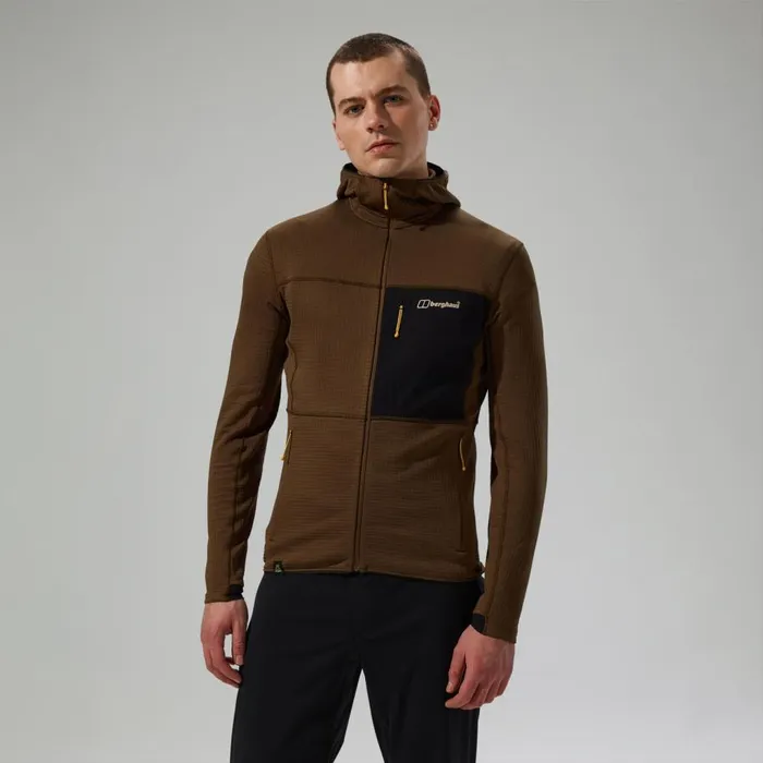 Berghaus Hoodies RidgeHiker Hooded Jacket 8211 BrownBlack 8211 Men
