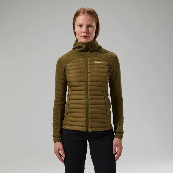 Berghaus Insulated Nula Hybrid Synthetic Insulated Jacket 8211 Green 8211 Women