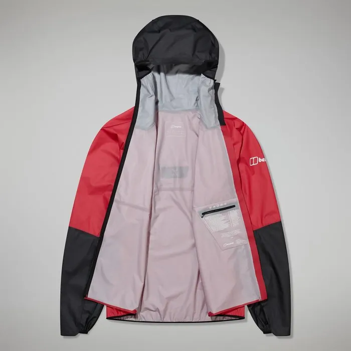 Berghaus Lightweight MTN Guide Hyper LT Jacket 8211 RedBlack 8211 Women