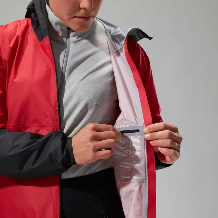 Berghaus Lightweight MTN Guide Hyper LT Jacket 8211 RedBlack 8211 Women