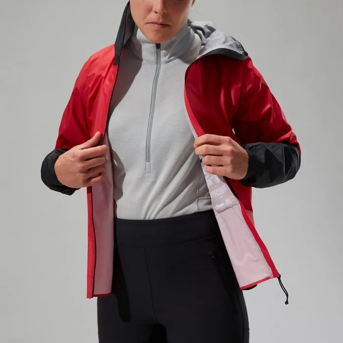Berghaus Lightweight MTN Guide Hyper LT Jacket 8211 RedBlack 8211 Women