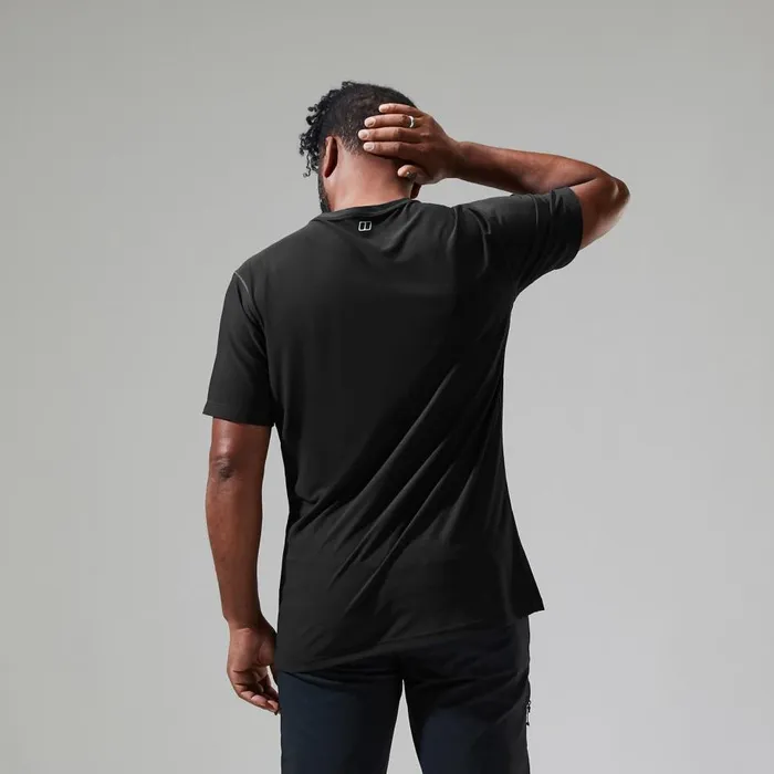 Berghaus TShirts 247 Tech Tee Super Stretch Crew 8211 Black 8211 Men