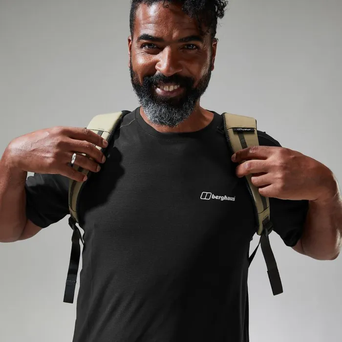Berghaus TShirts 247 Tech Tee Super Stretch Crew 8211 Black 8211 Men