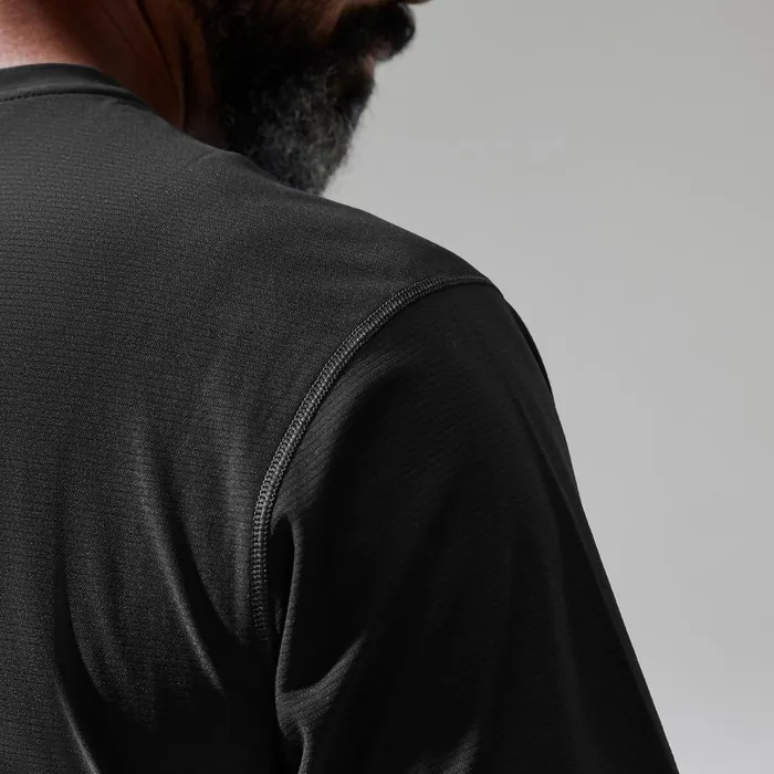 Berghaus TShirts 247 Tech Tee Super Stretch Crew 8211 Black 8211 Men