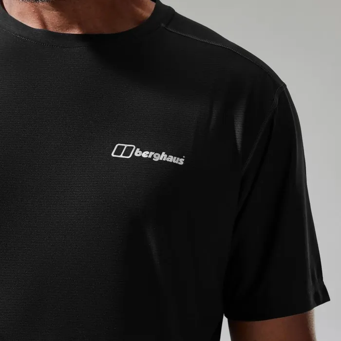 Berghaus TShirts 247 Tech Tee Super Stretch Crew 8211 Black 8211 Men