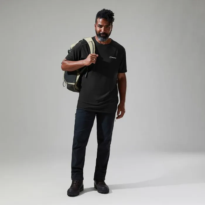 Berghaus TShirts 247 Tech Tee Super Stretch Crew 8211 Black 8211 Men