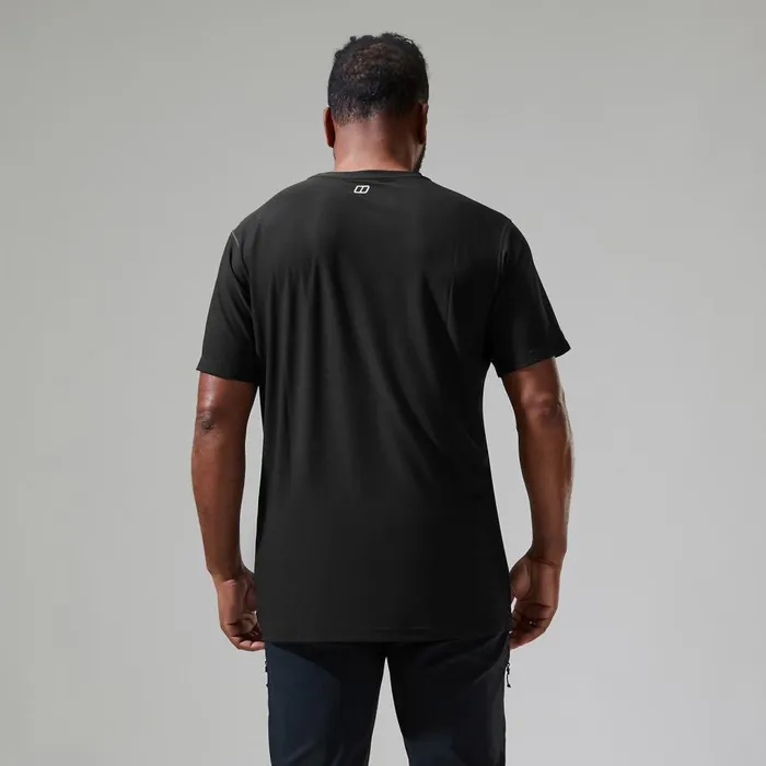 Berghaus TShirts 247 Tech Tee Super Stretch Crew 8211 Black 8211 Men