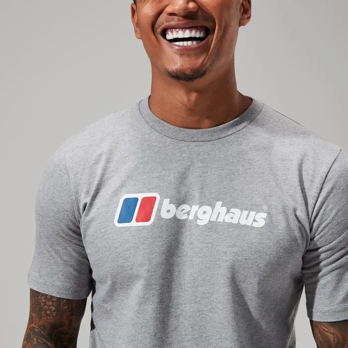 Berghaus TShirts Big Classic Logo Tee Dark Grey 8211 Men Berghaus TShirts Big Classic Logo Tee Dark Grey 8211 Men