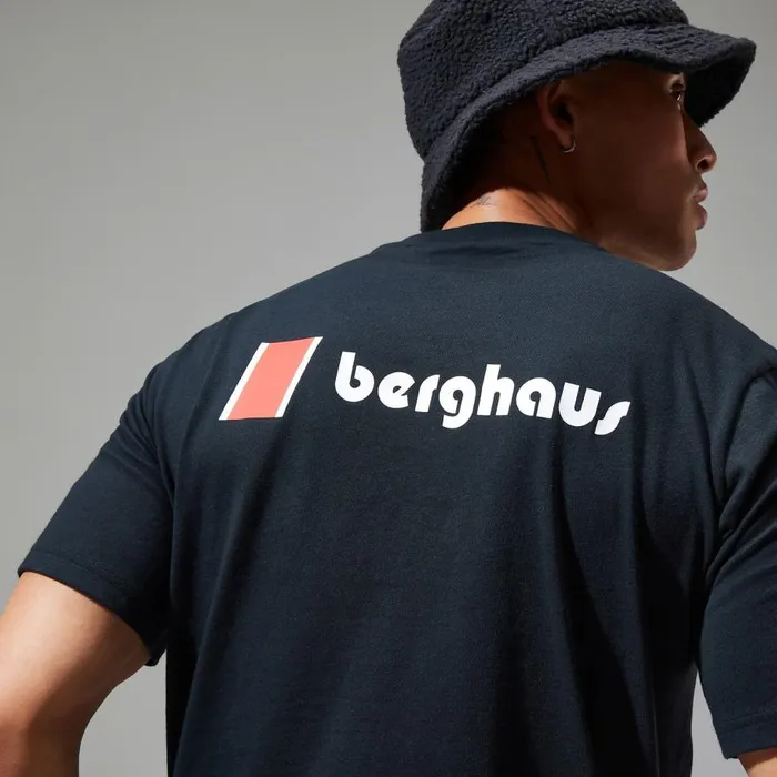 Berghaus TShirts Heritage FandB Logo TShirts 8211 Black 8211 MenWomen