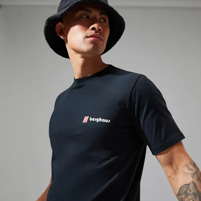 Berghaus TShirts Heritage FandB Logo TShirts 8211 Black 8211 MenWomen