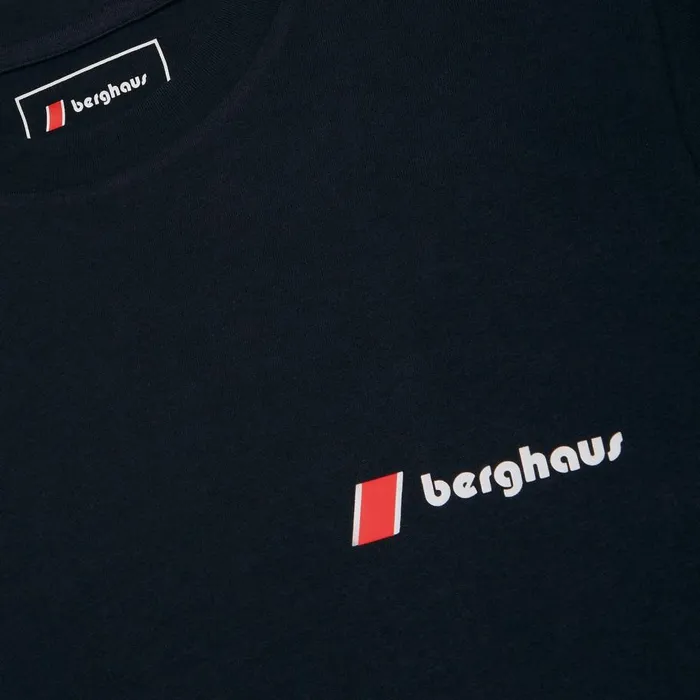Berghaus TShirts Heritage FandB Logo TShirts 8211 Black 8211 MenWomen