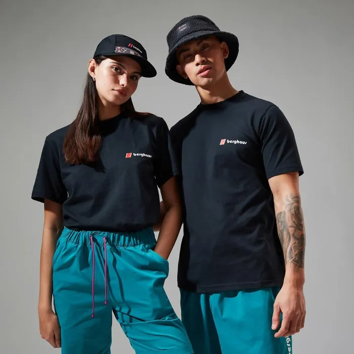 Berghaus TShirts Heritage FandB Logo TShirts 8211 Black 8211 MenWomen