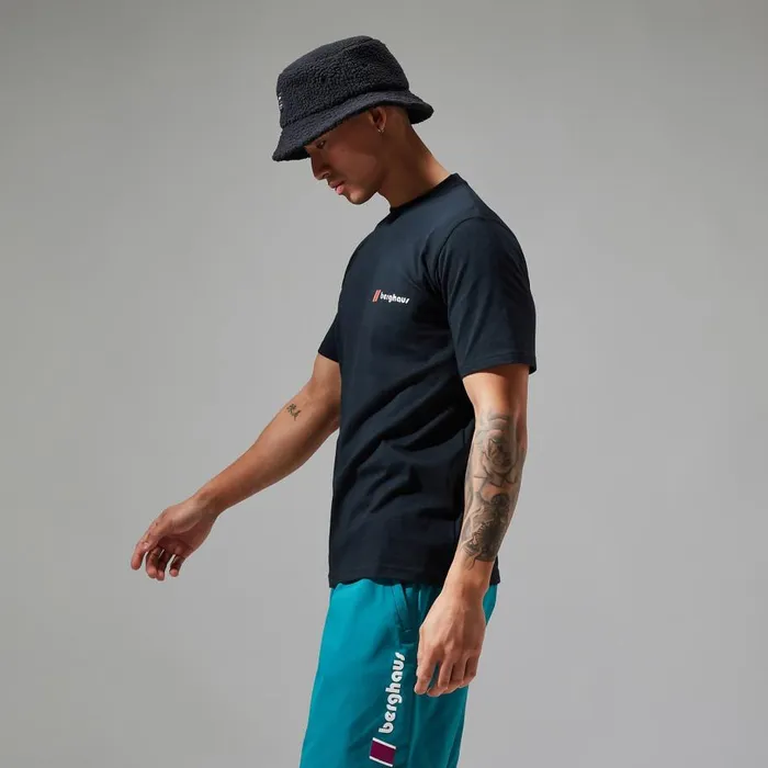 Berghaus TShirts Heritage FandB Logo TShirts 8211 Black 8211 MenWomen