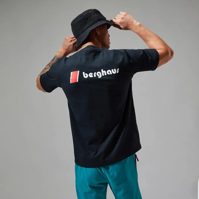 Berghaus TShirts Heritage FandB Logo TShirts 8211 Black 8211 MenWomen