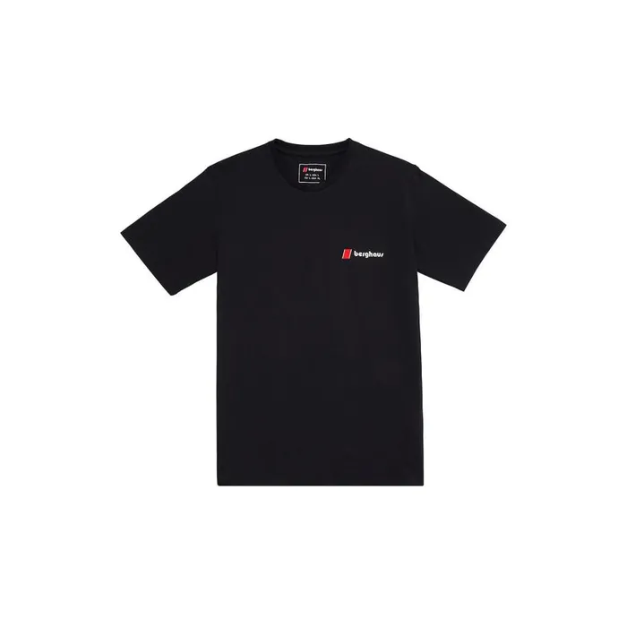 Berghaus TShirts Heritage Front And Back Logo Tee 8211 Black 8211 MenWomen
