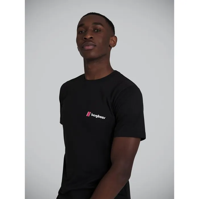Berghaus TShirts Heritage Front And Back Logo Tee 8211 Black 8211 MenWomen