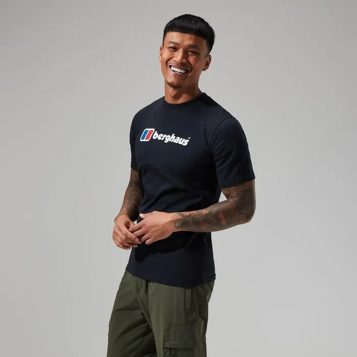 Berghaus TShirts Organic Big Classic Logo Tee Black 8211 Men Berghaus TShirts Organic Big Classic Logo Tee Black 8211 Men