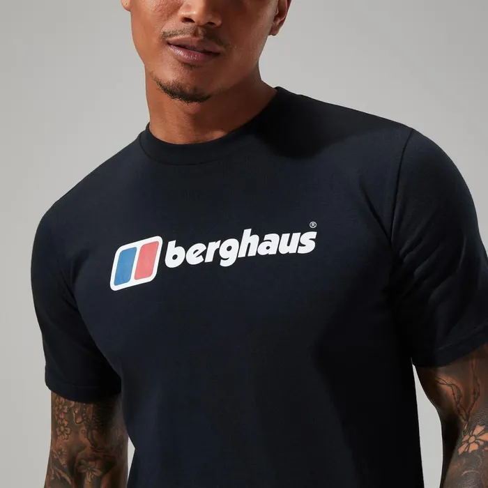 Berghaus TShirts Organic Big Classic Logo Tee Black 8211 Men Berghaus TShirts Organic Big Classic Logo Tee Black 8211 Men