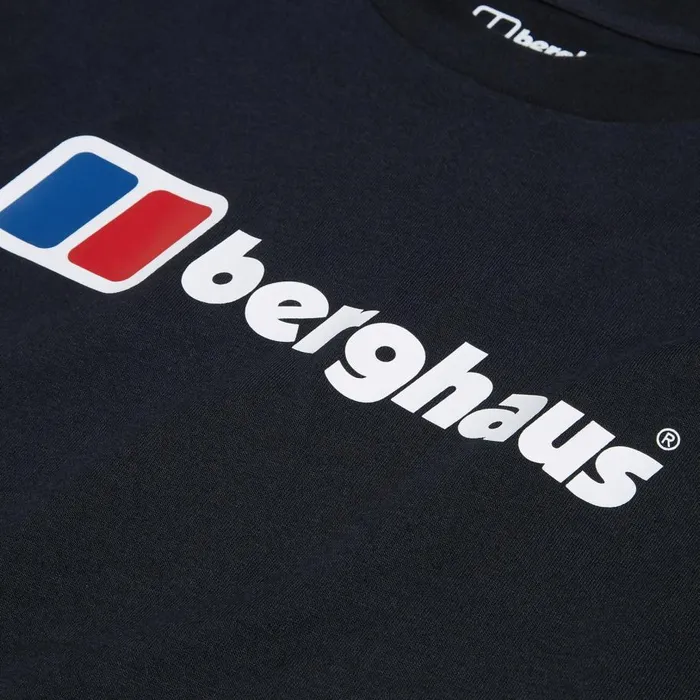 Berghaus TShirts Organic Big Classic Logo Tee Black 8211 Men Berghaus TShirts Organic Big Classic Logo Tee Black 8211 Men