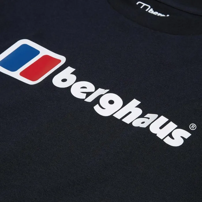 Berghaus TShirts Organic Big Classic Logo Tee Black 8211 Men Berghaus TShirts Organic Big Classic Logo Tee Black 8211 Men