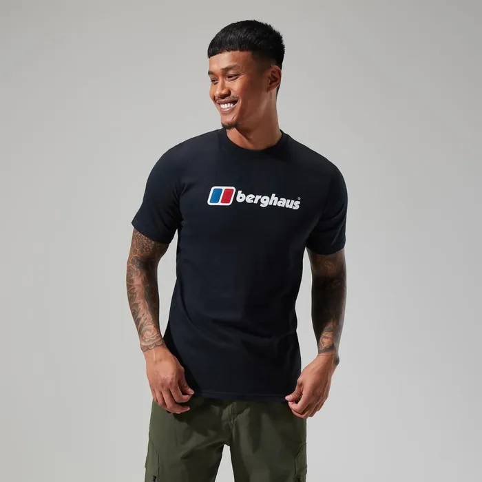 Berghaus TShirts Organic Big Classic Logo Tee Black 8211 Men Berghaus TShirts Organic Big Classic Logo Tee Black 8211 Men