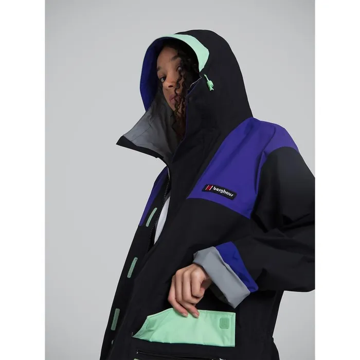Berghaus Waterproof Ascent 76 Jacket 8211 Black Blue 8211 MenWomen