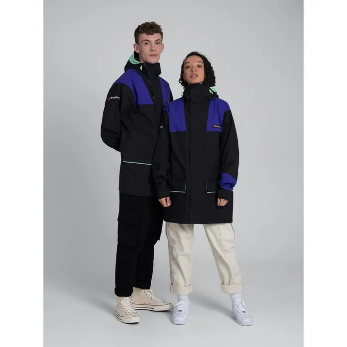 Berghaus Waterproof Ascent 76 Jacket 8211 Black Blue 8211 MenWomen