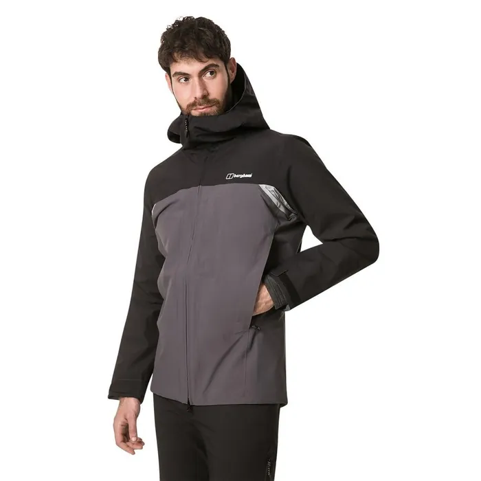 Berghaus Waterproof Chombu Waterproof Jacket 8211 Black Grey 8211 Men