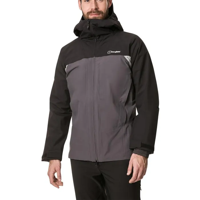 Berghaus Waterproof Chombu Waterproof Jacket 8211 Black Grey 8211 Men