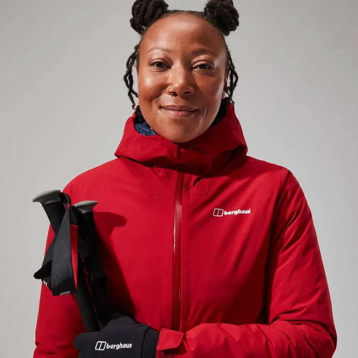Berghaus Waterproof Mehan Vented Jacket 8211 Dark Red 8211 Women