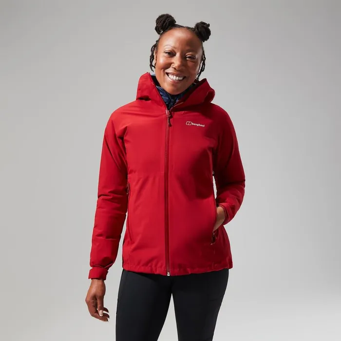 Berghaus Waterproof Mehan Vented Jacket 8211 Dark Red 8211 Women
