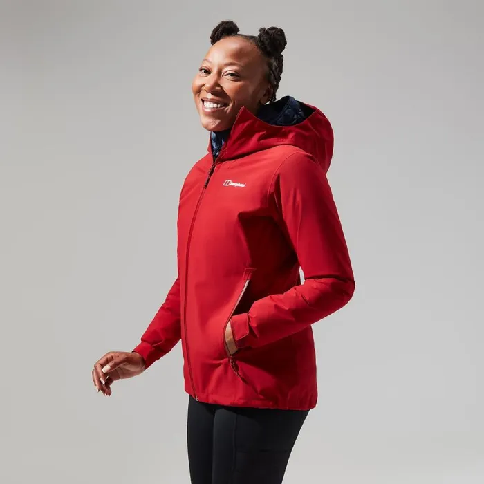 Berghaus Waterproof Mehan Vented Jacket 8211 Dark Red 8211 Women