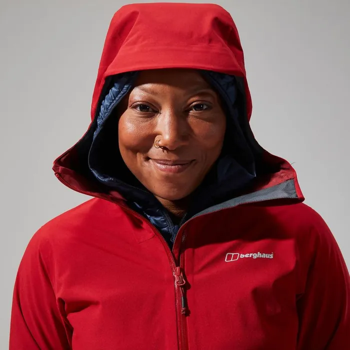 Berghaus Waterproof Mehan Vented Jacket 8211 Dark Red 8211 Women