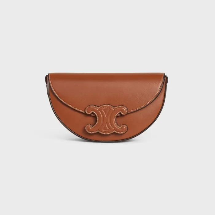 Besace Cuir Triomphe In Smooth Calfskin Tan Women CELINE CUIR TRIOMPHE