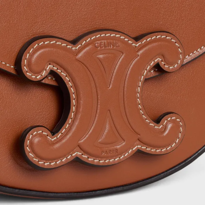 Besace Cuir Triomphe In Smooth Calfskin Tan Women CELINE CUIR TRIOMPHE