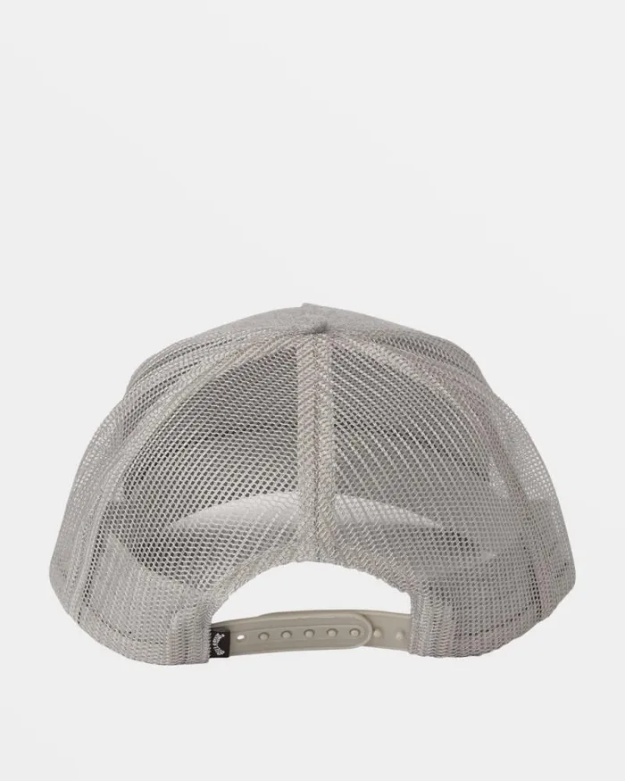 Billabong Beanies and Hats Stacked Trucker Hat Grey Heather 8211 Men Billabong Beanies and Hats Stacked Trucker Hat Grey Heather 8211 Men