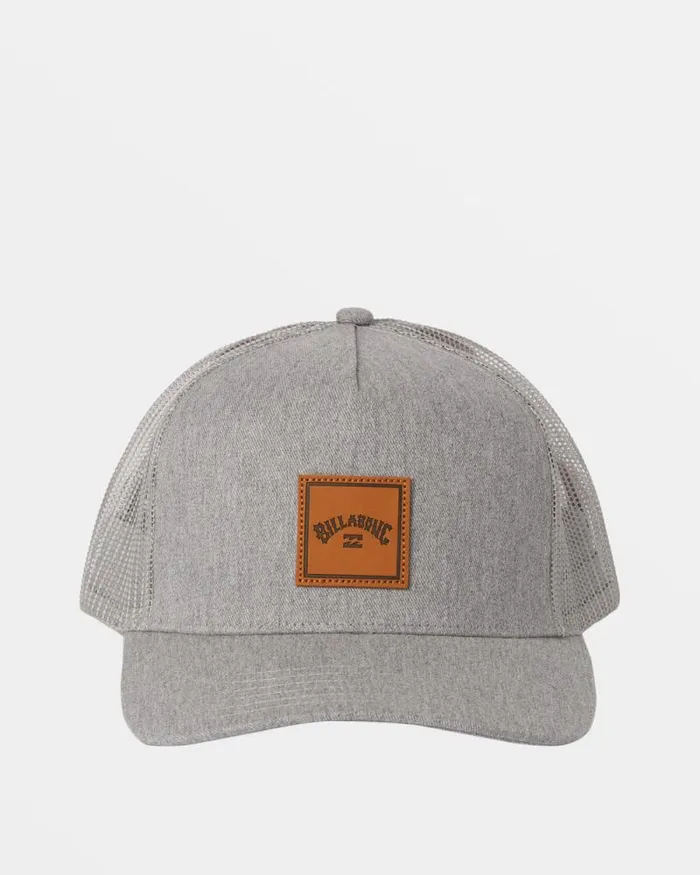 Billabong Beanies and Hats Stacked Trucker Hat Grey Heather 8211 Men Billabong Beanies and Hats Stacked Trucker Hat Grey Heather 8211 Men